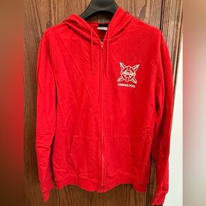 Red Lifeguard Hawkins Pool Men's Jacket